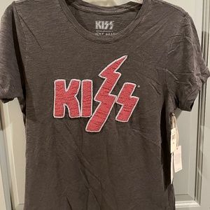KISS beaded women’s t-shirt